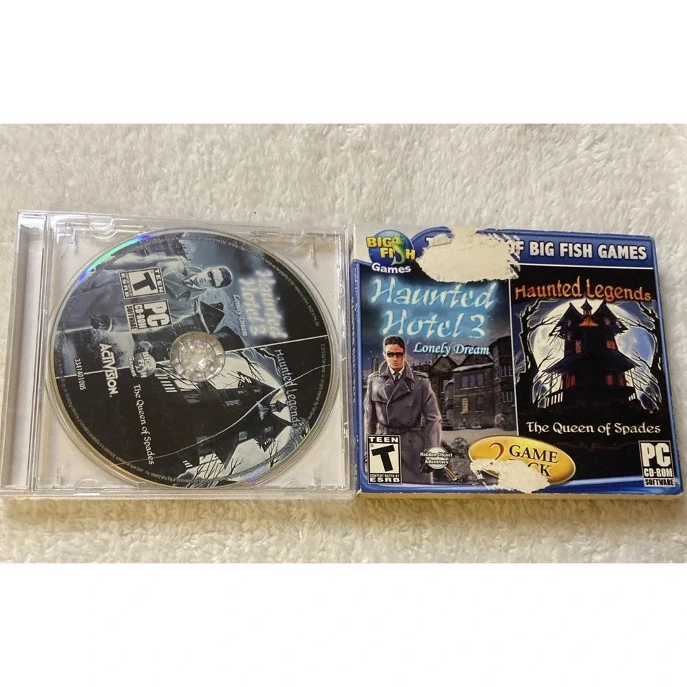 Haunted Dual Pack Haunted Hotel 3 Lonely Dream / Haunted Legends PC CD ROM 2012